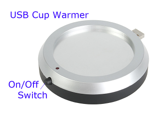 Illustration for article titled Brando's USB Cup Warmer Comes With Actual Cup